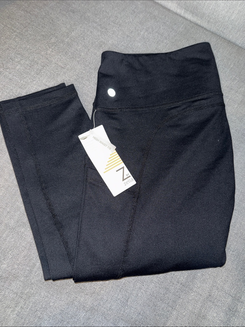 NWT XL Zella High Waist 7/8 Black Leggings
